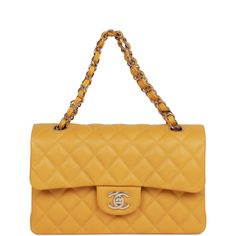 This Small Classic Double Flap bag is in yellow caviar leather with light gold tone hardware and features a front flap with signature CC turnlock closure, half moon back pocket, and adjustable interwoven light gold tone chain link and yellow leather shoulder strapDelivery 5-8 or 10-15 working days Please note that during high season and Sale period, delivery times may be affected We accept payment with a Credit card, Debit card, or PayPal.Note: Our Items are totally New High quality Brand Inspired Refurbished. Please make sure you are well aware of it before buying any of the Item. T&C's Apply in case of refunds.Please send us message on below chat to confirm availability. We will send the Refurbished Model in case you place an order with us. Enjoy Shopping.Always Send Us message to confir Classic Gold Bag With Turn-lock Closure, Gold Flap Bag With Cc Turnlock For Everyday, Gold Double Flap Evening Bag, Classic Gold Bag With Cc Turnlock Closure, Gold Travel Bag With Turn-lock Closure, Gold Flap Bag For Travel, Timeless Gold Flap Bag With Gold-tone Hardware, Gold Double Flap Bag For Everyday Use, Classic Yellow Shoulder Bag For Formal Occasions