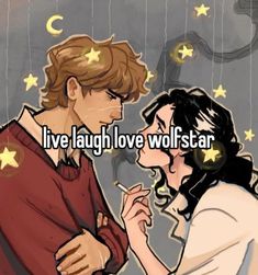 #wolfstar #remuslupin #moony #siriusblack #padfoot #whisper Wolfstar Fanfiction, Wolfstar Fanart, Mauraders Era, Live Laugh Love, My Vibe