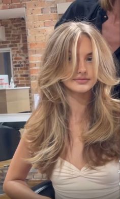 Blonde Hair Looks, Hair Inspo Color, Long Hair Cuts, Aesthetic Hair