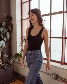 United By Blue, Elevated Basics, Everyday Basics, Ribbed Tank, Summer Staples, Sustainable Fabrics, Sleeveless Tank, Scoop Neckline, Recycled Materials