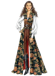 Ren Faire Outfits, Warrior Costume, Fair Outfits, Fest Outfits, Costume Patterns, Mccalls Sewing Patterns, Pirate Costume, Fantasy Costumes, Fantasy Clothing