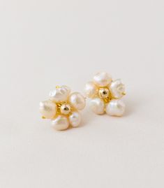 Kalachuchi Pearl Studs - Arete Kalachuchi Flower, 2025 Wishlist, Pearl Studs Earrings, Filipino Culture, Long Drop Earrings, Studs Earrings, South Sea Pearls, Pearl Flower, Women Artisans