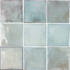 Tesoro - Old Savannah Collection 4 x 4 Ceramic Tile - Berilo Glossy Ceramic Tile, Recycled Tile, Classic Tile, Peel N Stick Backsplash, Grey Ceramics, Brick Design, Adhesive Tiles, Square Tile, Most Beautiful Cities