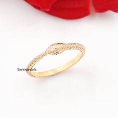 14k Solid Gold Ouroboros Snake Ring-Dainty Gold Snake Ring-Delicate Ouroboros Jewellery-Unisex Snake Rings-Stackable Rings-Gold Stack Rings Metal = 925 Silver Color Yellow, Rose, White, Black Rhodium Quantity 1  Stone = Select the Variations Ring Size  = please select the Variations  Suren Jewels  💓PRODUCTION TIMES: Our all design are made to order. We need 8 to 10 days for making and delivery depend on shipping method you select. 💓Our entire jewelry collection is handmade. 💓We only utilise a Yellow Gold Snake Ring For Wedding, Snake-shaped Yellow Gold Wedding Ring, Fine Jewelry Snake Shaped Wedding Rings, Gold Snake-shaped Ring For Anniversary, Gold Snake Shape Rings For Anniversary, Gold Snake-shaped Diamond Ring For Anniversary, Elegant Yellow Gold Toe Rings For Wedding, Elegant Yellow Gold Wedding Toe Rings, Ouroboros Jewelry