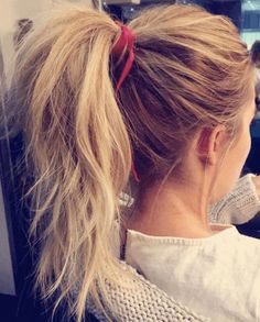 Volume Ponytail, Kristin Ess Hair, Weekend Hair, Kristin Ess, High Ponytail Hairstyles, Loose Ponytail, Cute Ponytails, Ponytail Wig