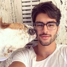 ‘Hot Dudes With Dogs’ Instagram Brings Two Of Your Favorite Things In One Place Marcelo Alvarez, Marcello Alvarez, Patchy Beard Styles, Patchy Beard, Popular Mens Hairstyles, New Short Hairstyles, Teenage Guys, Top Hairstyles