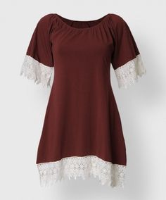 Baby doll lace and maroon jersey knit make for a perfect gameday dress, don't you think? 27 Dresses, Gameday Dress, Baby Doll Dress, Babydoll Dress, Well Dressed, Baby Doll, Doll Dress