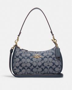 Functional Coach Shoulder Bag With Zipper, Functional Coach Shoulder Bag With Zipper Closure, Functional Coach Bag With Detachable Strap, Functional Coach Shoulder Bag With Detachable Strap, Coach Teri Shoulder Bag, Classy Purses, Trendy Purses