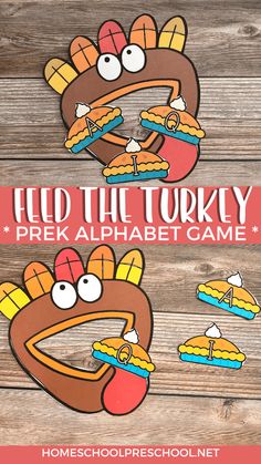 the turkey prek alphabet game for kids