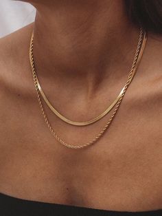 Yellow Gold  Collar  Zinc Alloy   Embellished   Women's Fashion Jewelry Multi Chain Necklace, Bone Necklace, Stacked Necklaces, Multi Layer Necklace, Gold Necklaces, Pretty Jewellery