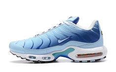 Available in a range of sizes to fit any style, this shoe is a must-have for any fan. Don’t miss out on the opportunity to add this shoe to your collection and experience the ultimate in style, comfort, and performance. Order now and step up your sneaker game! Air Max Plus Tn, Blue Gradient, Nike Air Max Plus, Sneaker Games, Air Max Plus, University Blue, Stylish Sneakers, Shoe Game, Step Up