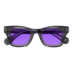 Meet elegant simplicity at its finest. These trapezoid glasses in shades of black, gray, clear, and green will transform your look and revamp your style. With flexible hinges and a keyhole bridge, these acetate glasses are bound to make heads turn. Comfortable to wear throughout the day, these trapezoid glasses are ideal for the modern trendsetter. Purple Gradient Cat Eye Sunglasses, Modern Purple Cat Eye Sunglasses With Gradient Lenses, Purple Polarized Cat Eye Sunglasses, Classic Purple Polarized Sunglasses, Purple Square Frame Sunglasses With Gradient Lenses, Classic Purple Tinted Sunglasses, Modern Purple Sunglasses With Square Frame, Modern Purple Square Frame Sunglasses, Purple Square Frame Sunglasses With Uv Protection