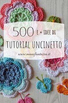 raccolta,tutorial,uncinetto,lavori,fiori,amigurumi,presine,abbigliamento,accessori,punti,scuola Boho Crochet Patterns, Crochet Tutorial Pattern, Crochet Halloween, Quick Crochet Patterns, Crochet Ear Warmer, Crochet Fingerless Gloves, Crochet Fall, Quick Crochet, Halloween Crochet