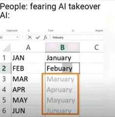 a computer screen with an image of people facing al takeover and the words january on it