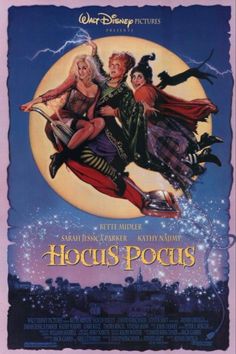 Hocus Pocus vintage movie poster Bette Midler Hocus Pocus, Halloween Movie Poster, Hocus Pocus 1993, Hocus Pocus Movie, Bette Midler, Disney Posters, Disney Vintage, Movie Poster Wall, Narita