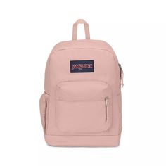 Jansport Cross Town Plus 17" Backpack - Misty Rose : Target Pink Jansport Backpacks, Cute Jansport Backpacks, Pink Jansport Backpack, School Supplies Target, Pink School Supplies, Jansport Backpacks, Pretty School Supplies, Target Clothes, Target Finds