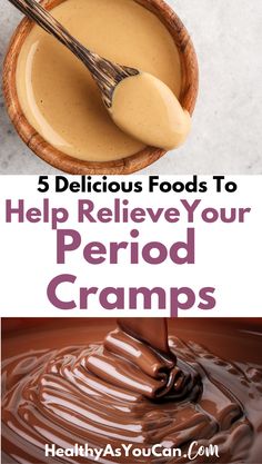 What Foods Help With Period Cramps, Healthy Period Cravings, Video Recipes Healthy, What Helps Period Cramps, Period Cramps Relief