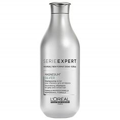 Satisfaction Guaranteed Best Prices Personal Customer Service Sale Items L'oreal Serie Expert Magnesium Silver Shampoo 10.1 oz A neutralizing shampoo for grey, white or very blonde hair Enriched with magnesium & anti-yellowing agents Help combat unwanted brassy tones Enhances color shine while nourishing & protecting hair fiber Leaves hair soft & clean See our other items Payments Shipping Returns About Us Payments Shipping Returns About Us To make sure all of our buyers qualify for eBay Buyer P Best Silver Shampoo, Shampoo Loreal, Best Purple Shampoo, Shampoo For Gray Hair, Summer Hair Trends, Purple Shampoo And Conditioner, Salon Shampoo, Grey White Hair, Silver Shampoo