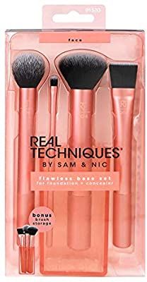 Makeup Brushes Real Techniques, Essential Makeup Brushes, Flawless Base, Face Brush Set, Makeup Blending, Eye Brushes Set