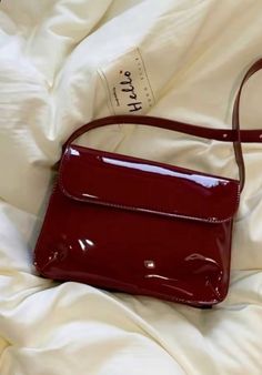 Fancy Bags, Red Aesthetic, Square Bag, A Bag, Fashion Bags, Fashion Inspo