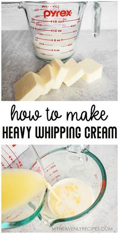 how to make heavy uniping cream in a blender