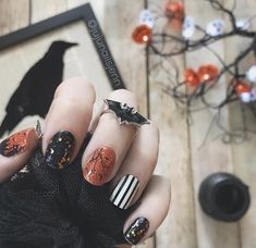 Trick Or Treat Yourself, Inspo Pics, Nail Inspiration, Halloween Nails, Treat Yourself, Nails Inspiration