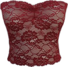 Strapless Lace Top With Built-in Bra, Strapless Tops With Lace Trim For Party, Strapless Tops With Lace Trim For Night Out, Chic Strapless Lace Tops, Elegant Lace Stretch Corset, Fitted Strapless Lace Top, Strapless Lace Top For Night Out, Party Lace Tube Top With Lace Trim, Coquette Strapless Lace Corset