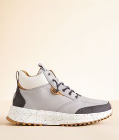 "HEYDUDE Wally Tahoe Boot - Grey US 7, Men's Grey Pieced nylon boot Stretch drawcord laces Cushioned foam footbed Flex & fold technology 4" shaft. All man made materials. Apparel & Accessories > Shoes" Boot For Men, Boots Men, Apparel Accessories, Men's Shoes, Buckle, For Men, Technology, Outfit Accessories, Boots