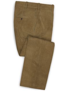 Add texture to your ensemble with our Brown Thick Corduroy Pants. Crafted from cotton, these pants are comfortable and warm, it will mold with the body giving a feeling of reassurance and structure. It characterizes an earthy brown color that is suitable for day to day work as it for an evening out with friends around the town. 
 
 Look Includes  Brown Thick Corduroy Fabric 8 Wales  Cross Pocket  Flat Front  Two Welted Back Pockets on Trousers   
 You can change the look during customization if Corduroy Men, Corduroy Suit, Brown Corduroy Pants, Blue Linen Shirt, Green Velvet Jacket, Grey Wool Suit, White Linen Suit, Corduroy Pants Men, Royal Blue Suit