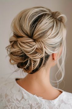 Half Up Hair Mother Of The Bride, Wedding Updos For Mom Of Bride, Mother Of Bride French Twist, Wedding Updo For Mother Of Bride, Up Do Mother Of The Bride, Glam Bridal Updo, Mom Of Bride Hair, Hair Do Up, Hair Styles For Mother Of The Bride Medium Shoulder Length