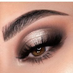 Shimmer Eye Look, Neutral Eye Makeup, Party Makeup Looks, Colourpop Eyeshadow, Show Makeup, Brunette Makeup, Colourpop Makeup, Lip Makeup Tutorial, Birthday Makeup