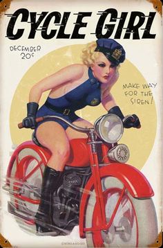 a woman riding on the back of a red motorcycle