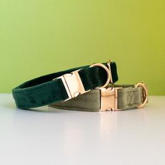 Pastel Green Dog Collar with Metal Buckle - Reusable & Adjustable Velvet Neck Collar | Comfortable and Soft  Dog Collars for Everyday Use Turquoise Dog Collar, Purple Dog Collar, Green Dog Collar, Dog Collar Charms, Personalized Leather Gifts, Personalized Leather Dog Collar