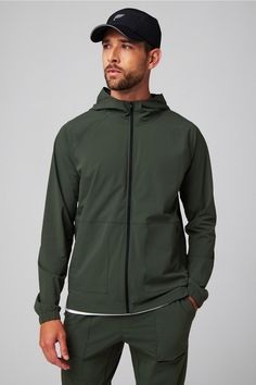 The One Jacket FL2 green male Activewear >> Mens >> Top >> Jackets & Vests regular Anti-Stink/Lightweight Feel/Moisture-Wicking/Quick-Dry/Reflective/Sweat Wicking/UPF 50 /UPF Protection/Zip Pockets Green Fall Activewear For Gym, Green Long Sleeve Activewear For Outdoor, Green Activewear For Fall Streetwear, Fall Green Activewear For Streetwear, Green Moisture-wicking Activewear For Fall, Functional Green Track Jacket For Gym, Sports Outerwear With Pockets In Recycled Polyester, Green Long Sleeve Moisture-wicking Outerwear, Green Long Sleeve Activewear For Outdoor Activities