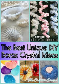 the best unique diy borax crystal ideas