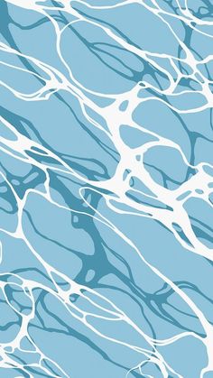 an abstract blue and white marble pattern with lines in the center, on a light blue background