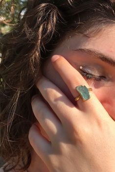 This Aquamarine ring is a handmade ring of 925 sterling silver and is plated with 14K Gold. It can be an absolutely perfect choice for a birthday gift or anniversary ring. 14k Gold Ring, Anniversary Ring, Anniversary Rings, Handmade Ring