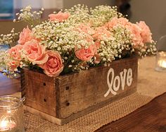 Wallpaper Islami, Rustic Planters, Rustic Centerpieces, בר מצווה, Rustic Bridal, Bridal Shower Rustic, Rustic Chic Wedding, Decor Table, Cool Ideas