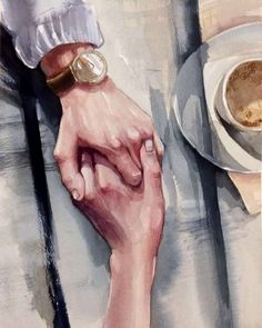 Painting Couple Aesthetic, Romance Drawing Couple, Romantic Wallpaper Aesthetic, Love Painting Romantic, Image Girly, Couple Watercolor, Shadow Illustration