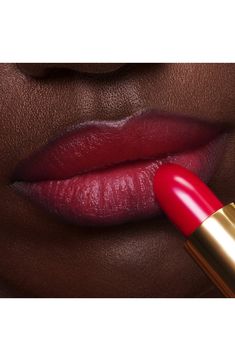 What it is: A richly pigmented lipstick icon invigorated with moisturizing and conditioning ingredients, enveloping lips in rich, fade-resistant color.What it does: More desirable than ever, TOM FORD Runway Lip Color is invigorated with a blend of meadowfoam seed and tsubaki oils to hydrate and condition lips, protecting the lip barrier with their decadent emollience. Camelina and pomegranate seed oils envelop lips in an ultracreamy texture allowing for seamless glide. Featuring a range of inclu Cherry Lush, Tom Ford Runway, Fall Makeup Trend, Fall Lips, Lip Color Lipstick, Bold Lip Color, Pomegranate Seed Oil, Seed Oils, Color Lipstick