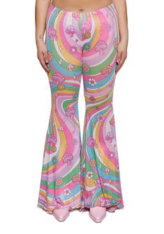 base Retro Spring Flares With Flared Hem, Hippie Wide Leg Flares For Spring, Spring Hippie Wide Leg Flares, Hippie Wide Leg Spring Flares, Spring Retro Flares, Groovy Festival Pants For Spring, Groovy Pants For Spring Festival, Spring Festival Flares, Hippie Flare Bottoms For Spring