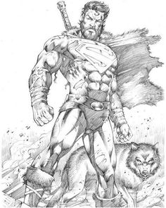 Superman Sketch, Superman Drawing, Comic Art Sketch, Superman Art, Comic Book Artwork, Arte Dc Comics, Desenho Tattoo, Comic Drawing