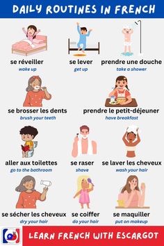 the french language poster shows different types of people