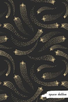 gold stars on black background with space for your text or image in separate layers illustration