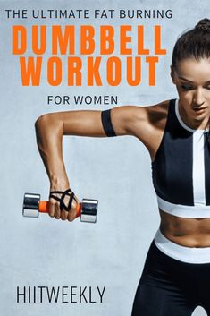 Get your weekly HIIT with this Full Body Dumbbell Circuit Workout for Women. A full dumbbell and bodyweight hiit circuit to help you lose weight. Bell Workout, Hiit Circuit, Full Body Dumbbell, Full Body Dumbbell Workout, Workout For Women, Circuit Workout, Mental Training, Senior Fitness