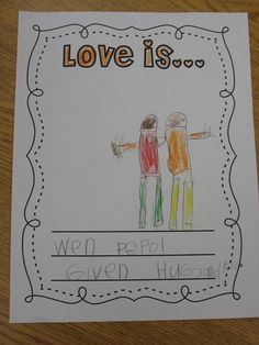 this is an image of a valentine's day card with two people holding hands