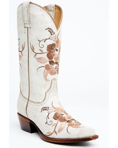 Shyanne Women's Sloane Western Boots - Snip Toe, White Bridal Cowboy Boots, Cowgirl Boots Wedding, Wedding Cowboy Boots, Cute Cowgirl Boots, White Cowgirl Boots, White Cowboy Boots, Bridal Boots, Womens Cowgirl Boots, Boot Barn