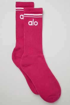 Alo Yoga Socks, Alo Socks, Shoes Socks, Festival Shop, Yoga Socks, Tube Socks, Back Women, Designer Socks, Gym Rat