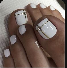 Teen Nail Art, Simple Toe Nails, Pretty Toe Nails