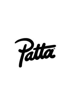 the word pata written in black ink on a white background, with an image of a